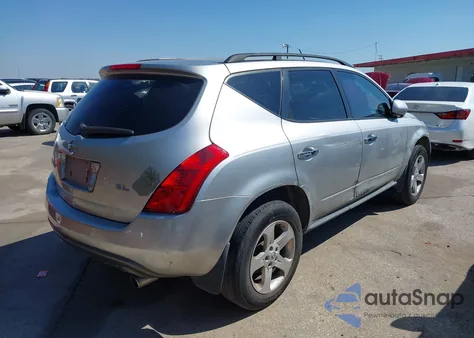 2004 Nissan Murano Sl z USA, uszkodzony, nr VIN JN8AZ08T84W207154